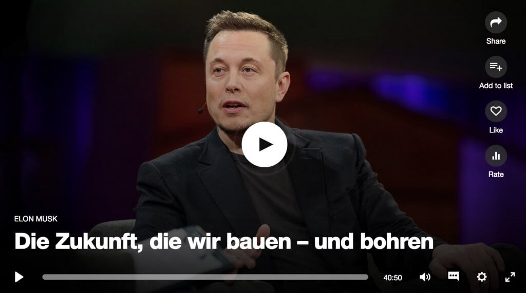 Ted Talk Videos für Gründer